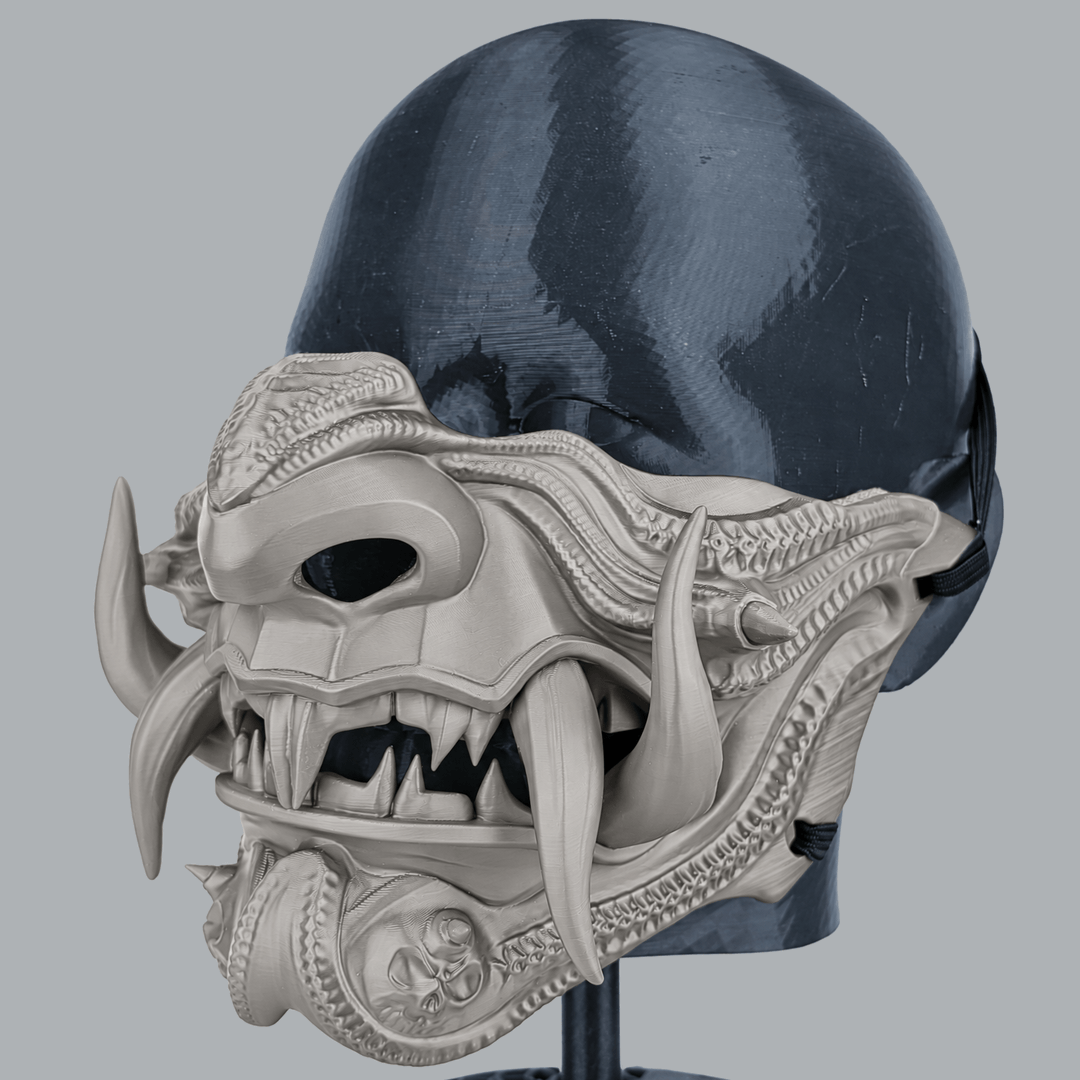Space Armory Samurai Oni Demon Mask - Mouse Masks